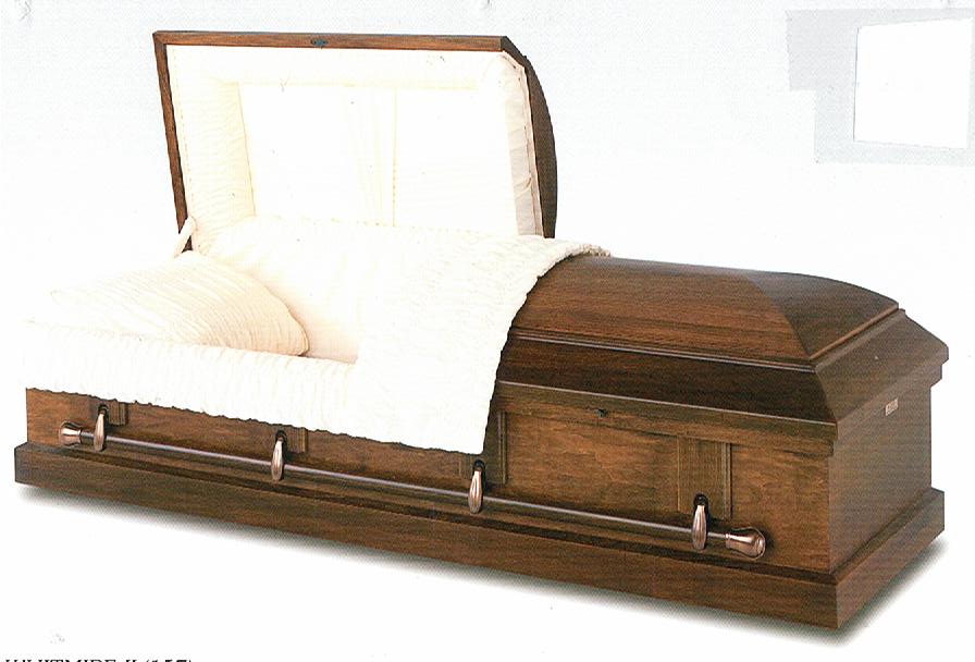 For full selection and pricing of wood caskets, please visit our showroom.