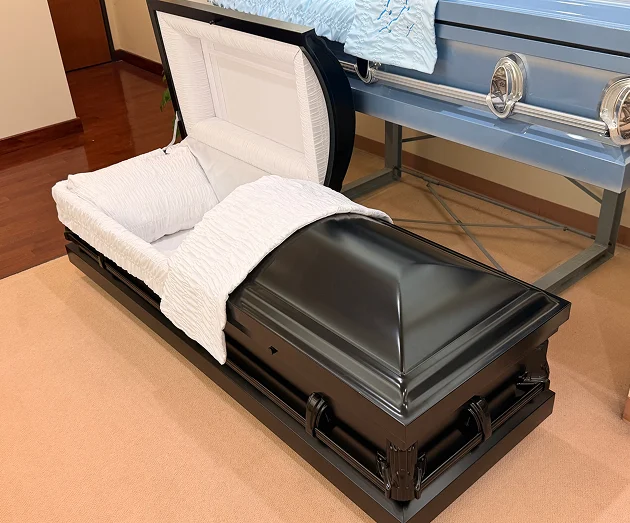 Metal Casket Dark Finish